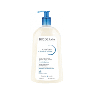 Bioderma Atoderm Shower Cream 1L – Hydrating Body Wash for Dry Skin