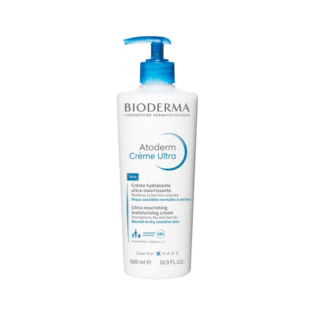 Bioderma Atoderm Ultra Nourishing Cream 500ml – Hydrating Moisturizer for Dry Skin