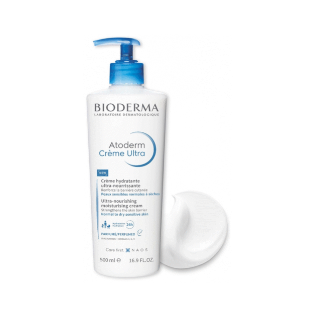 Bioderma Atoderm Ultra Nourishing Moisturising Cream – Fragranced 500ml - Image 2